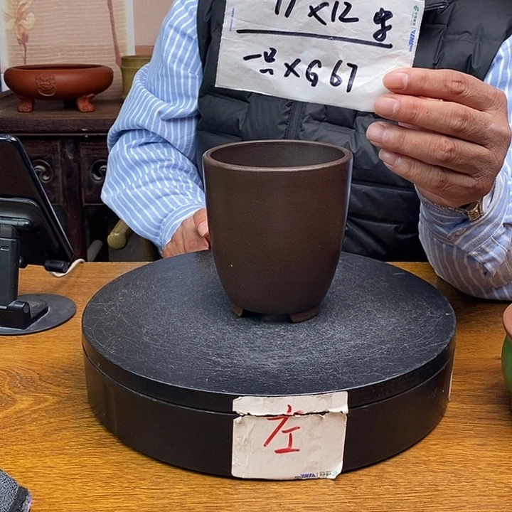 紫砂花盆货号一只XG67