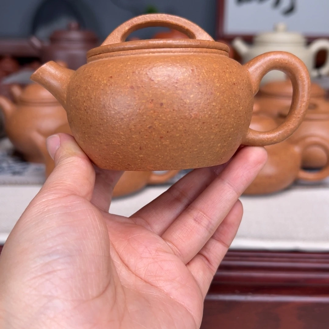紫砂茶壶梨皮黄的160