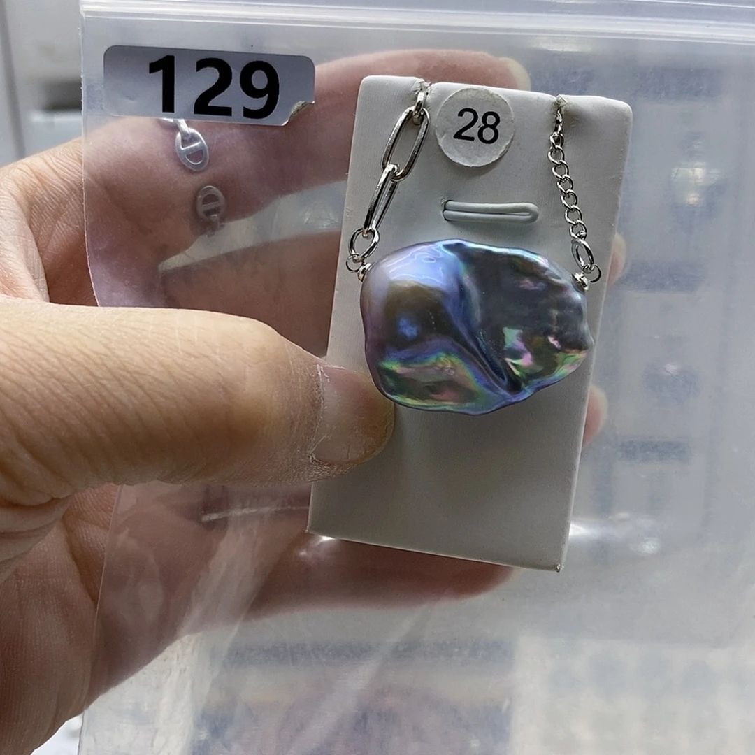颈饰合金淡水珍珠