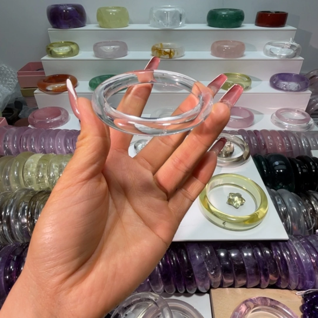 未镶嵌手镯水晶手镯57圈口3号