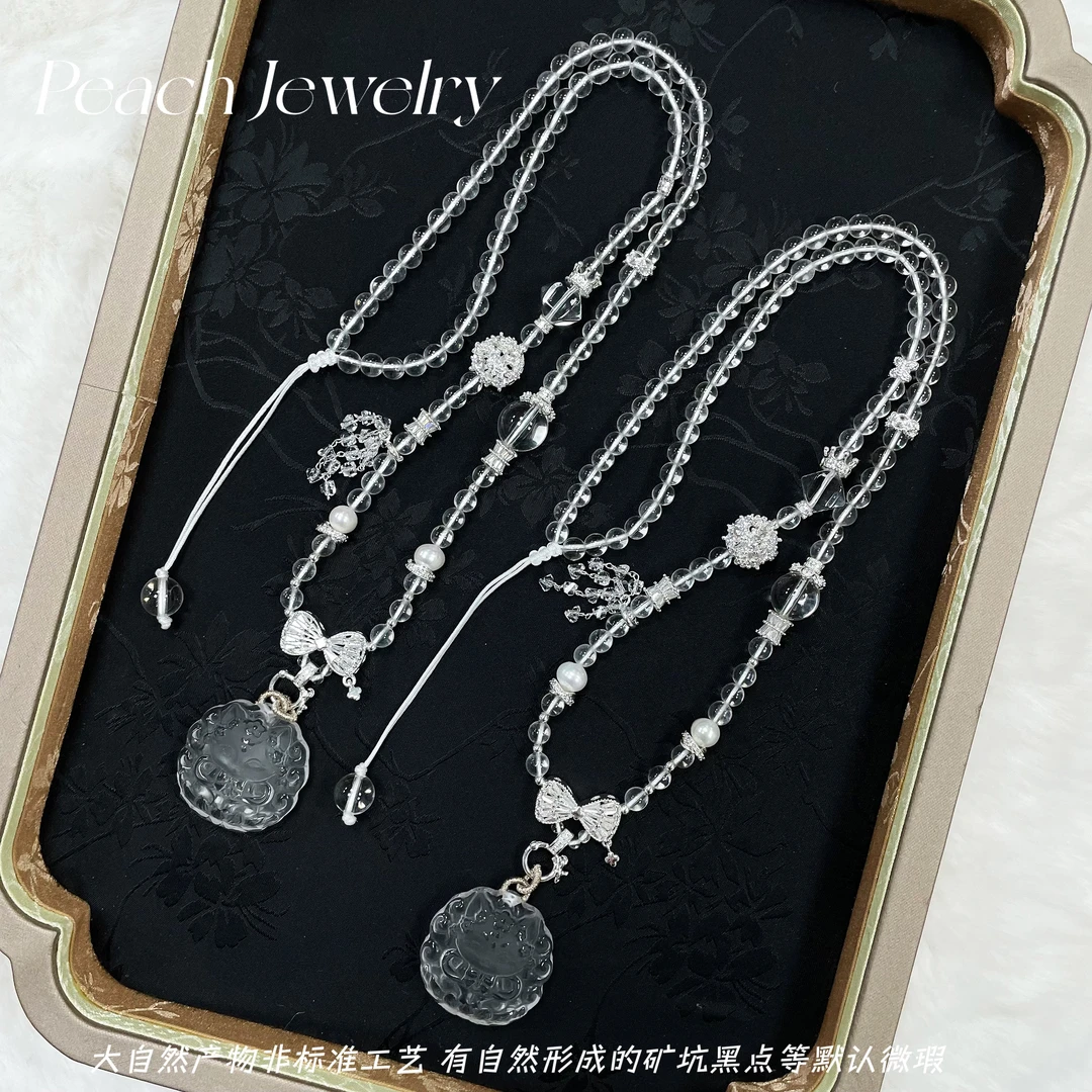 白水晶凤九可拆卸套组项链 X-XL969 多样性发一颜色微差