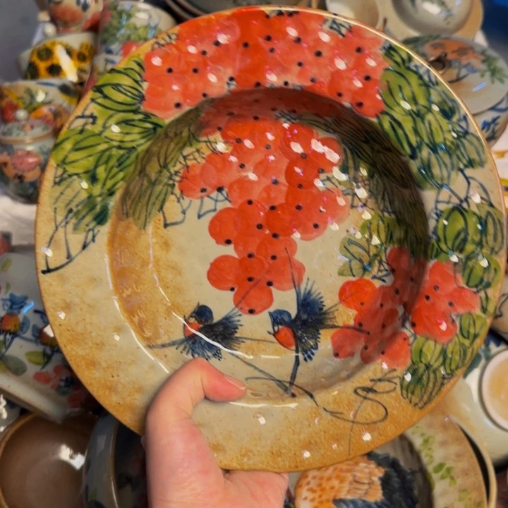 瓷片景德镇陶瓷手工手绘