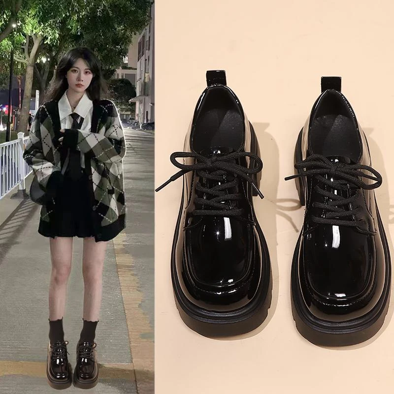 JK制服春秋2025春夏百搭学生小春秋休闲增高软底厚底学院风玛丽珍