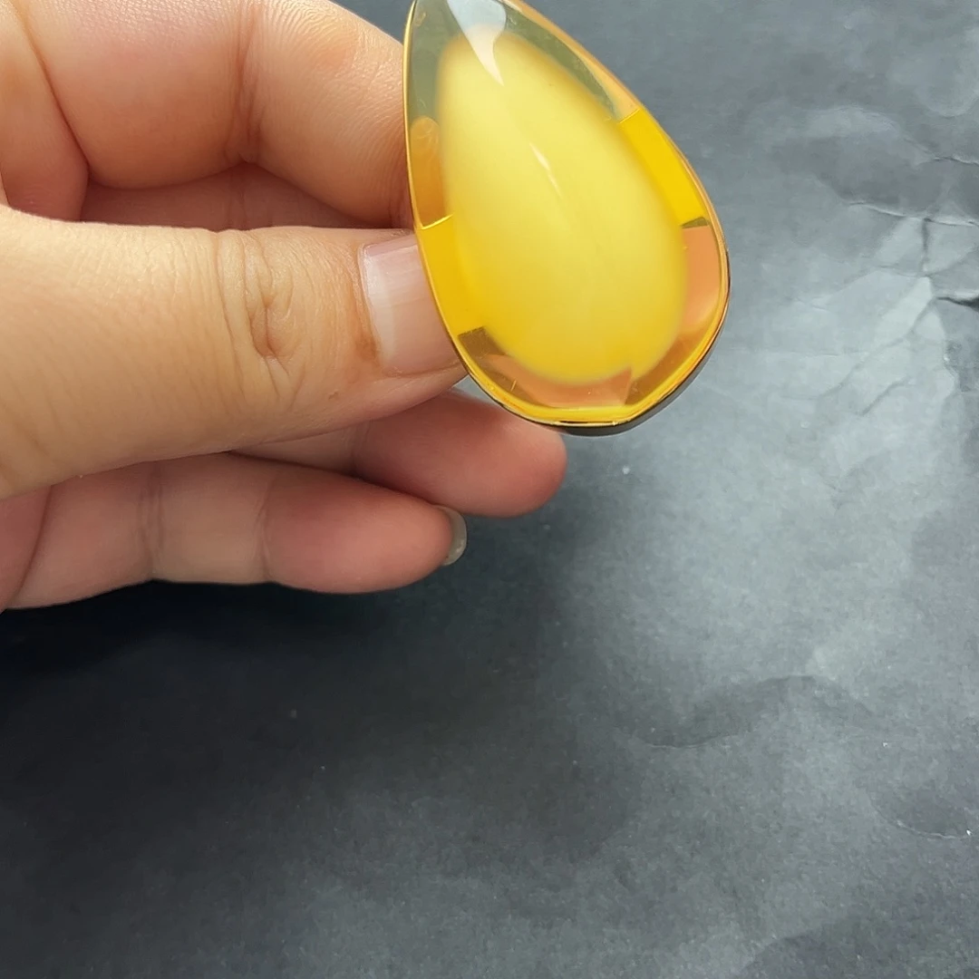 紫***紫琥珀未镶嵌裸石戒指