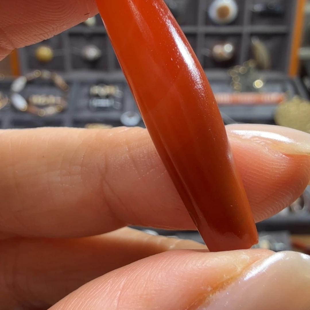 石英质玉未镶嵌红玉髓