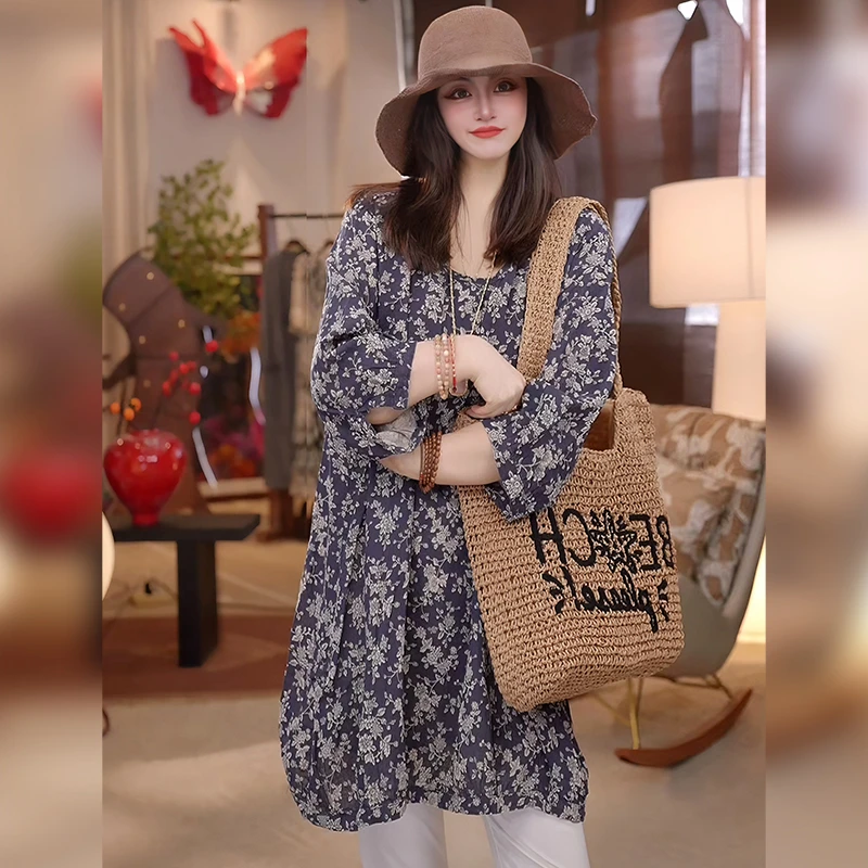 【Linda姐高端线】春夏新款时尚休闲轻奢气质碎花衬衫AA5SCS0401