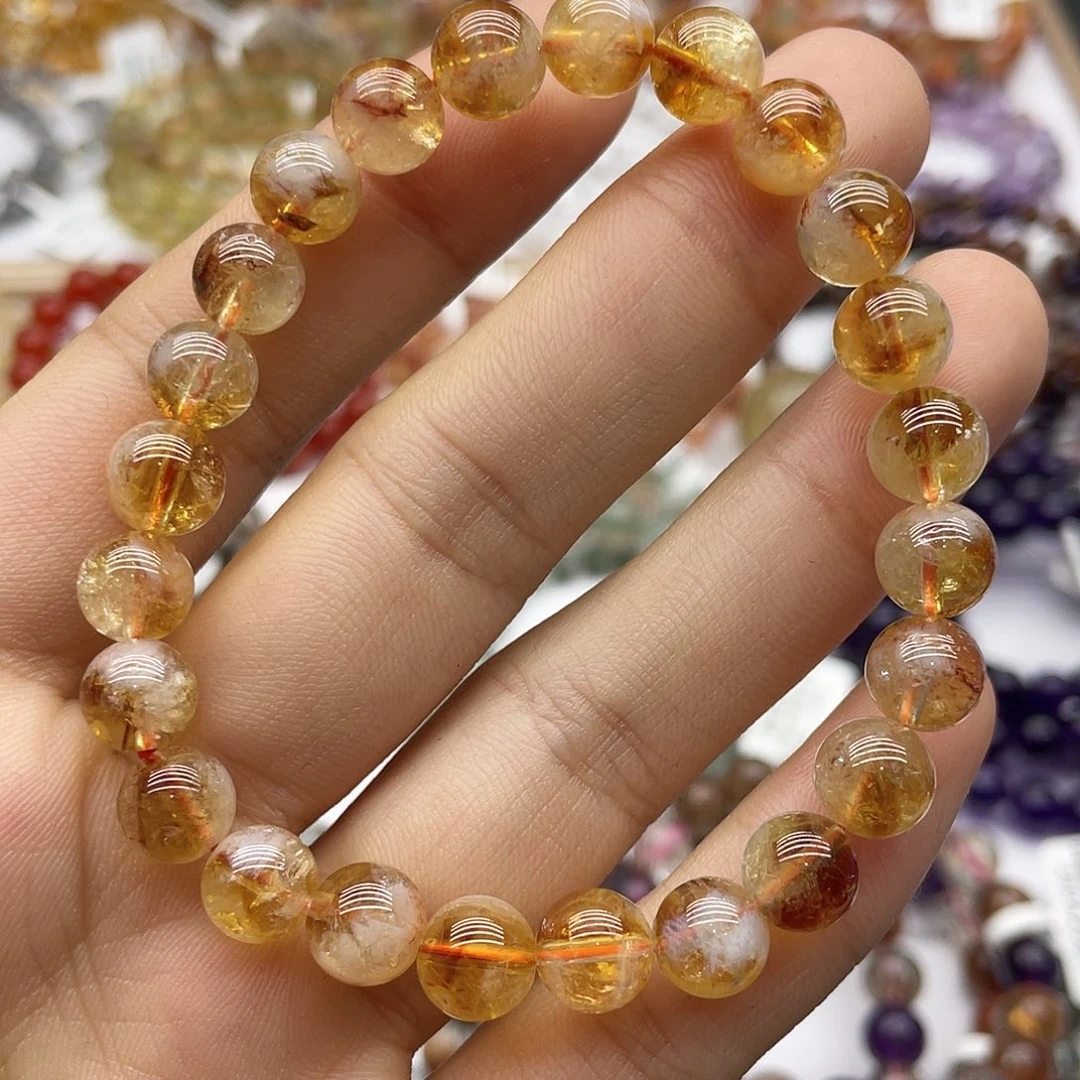 水晶未镶嵌手串多样性发货