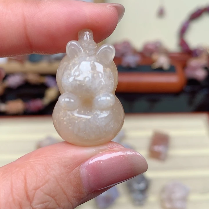 硅化玉珊瑚玉未镶嵌