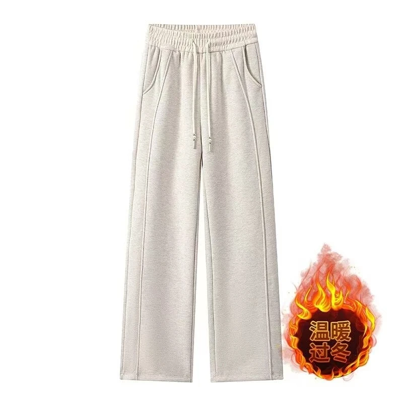 C589#时尚百搭直筒休闲裤（L.90~120斤）