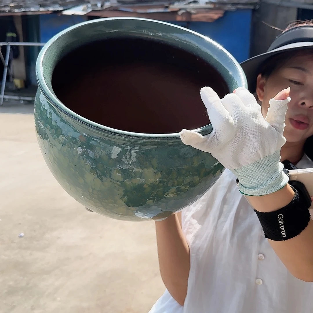 紫砂花盆王嫂花盆直播0803-175高25口30