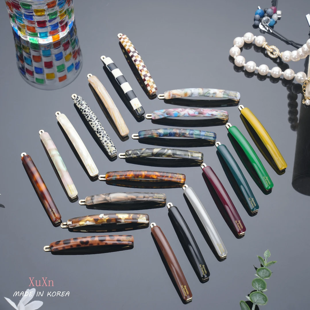 韩国BF9CM一字夹发夹子发卡发饰氛围感配饰上班族发饰高级感女团