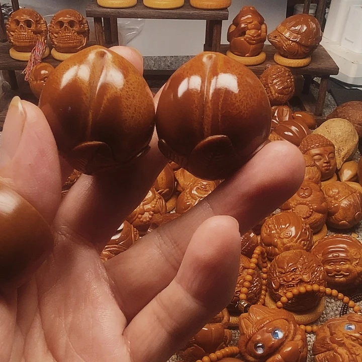 用***3橄榄核手串/手链寿桃