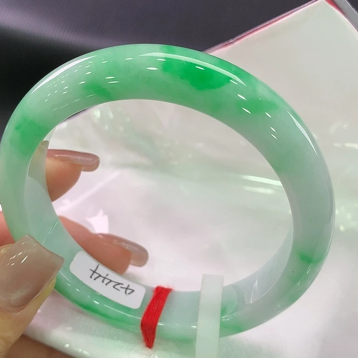 未镶嵌手镯翡翠正圈57