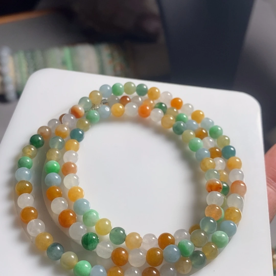 定制翡翠未镶嵌63 缅甸翡翠A货卡5.5