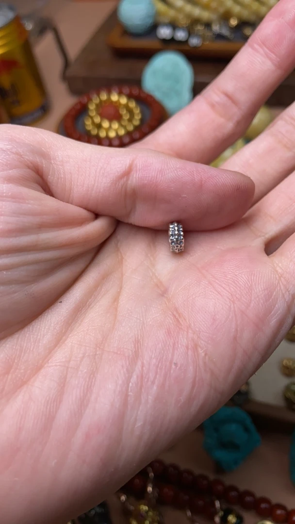 925银银制品 2号几月卡环8mm配饰一个