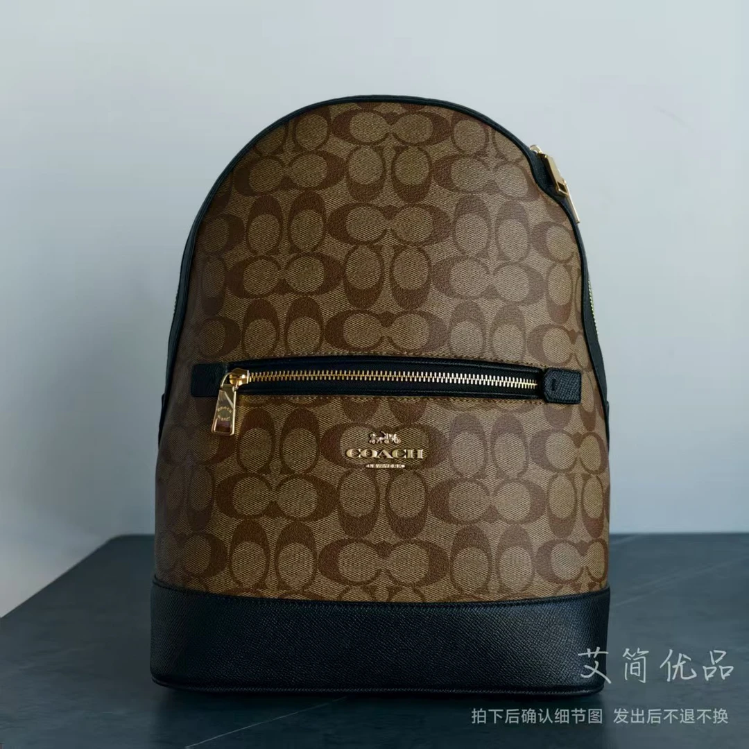 95新 COACH/蔻驰 a820双肩包24*14*35