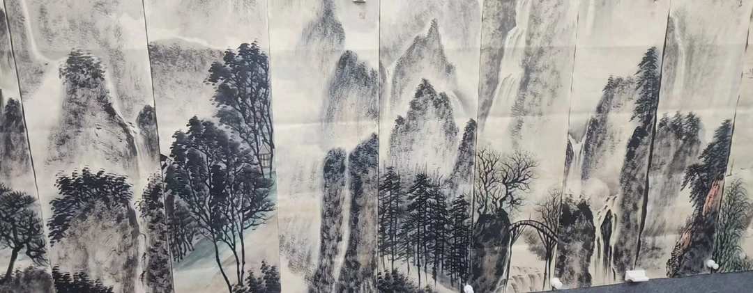 【慕胜】精品十二条屏装饰画通用链接