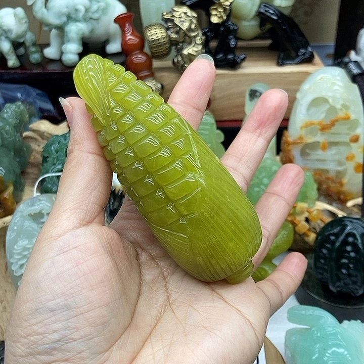 岫玉未镶嵌手把件用****0