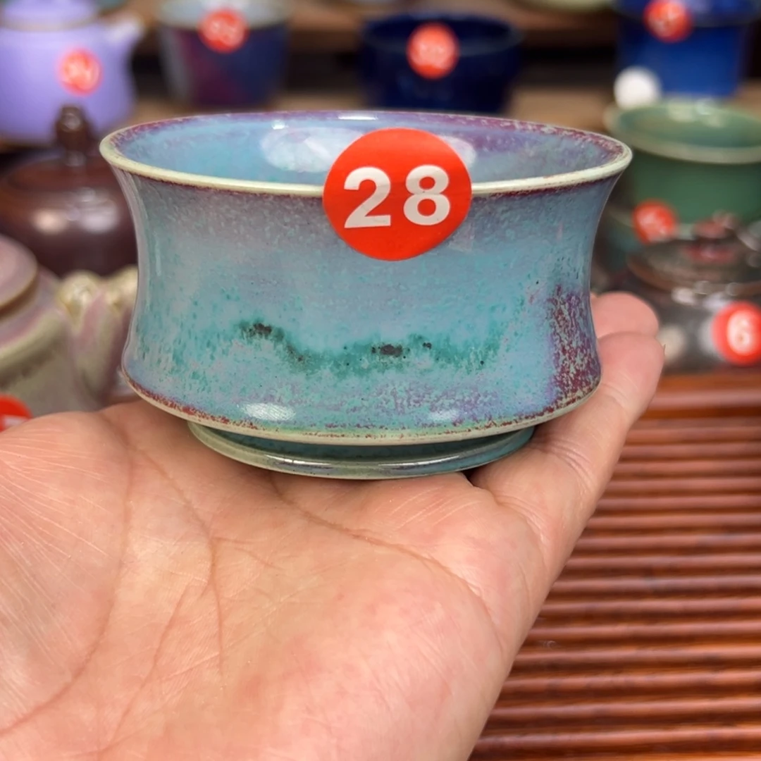 手工制作钧窑茶器