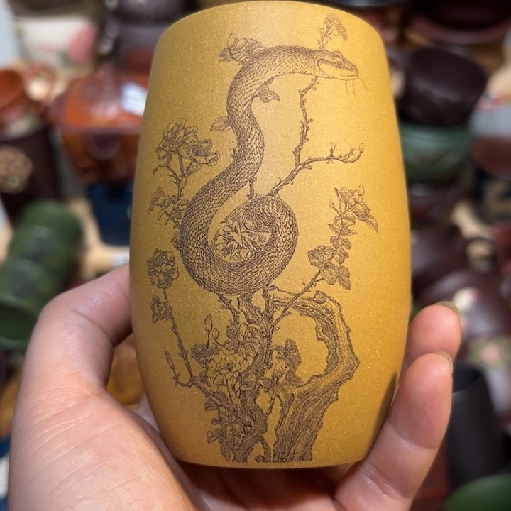 茶杯紫砂宜兴紫砂主人杯