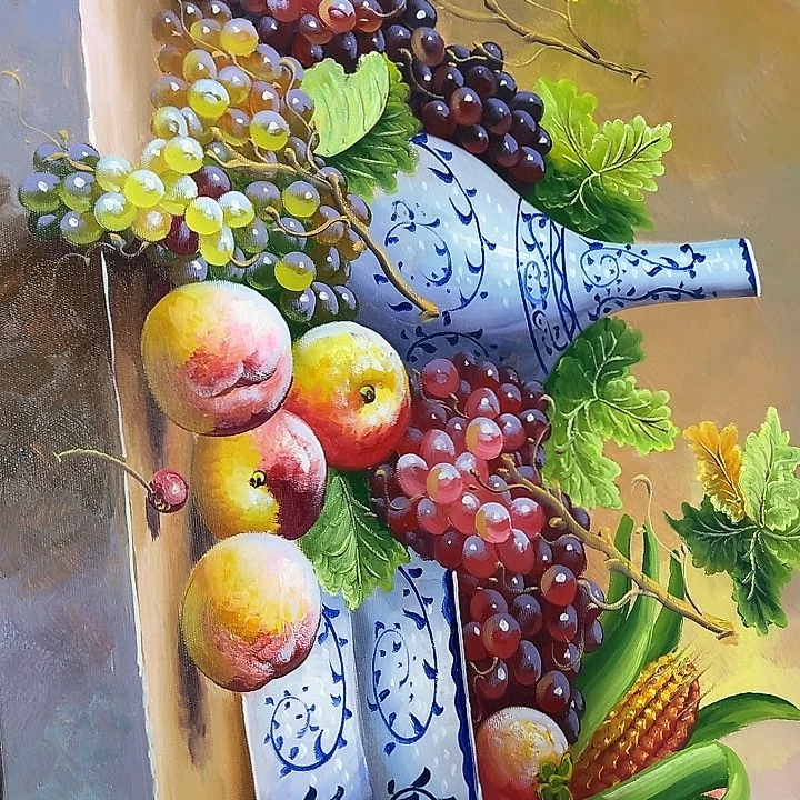 油画恭喜嘻嘻仔仔细细