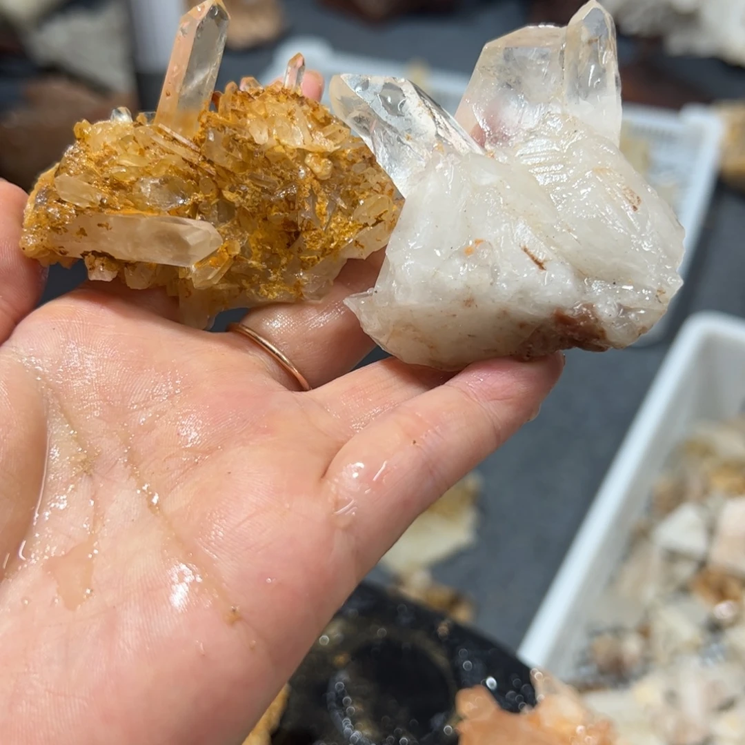 铅***易未镶嵌珠宝半成品水晶