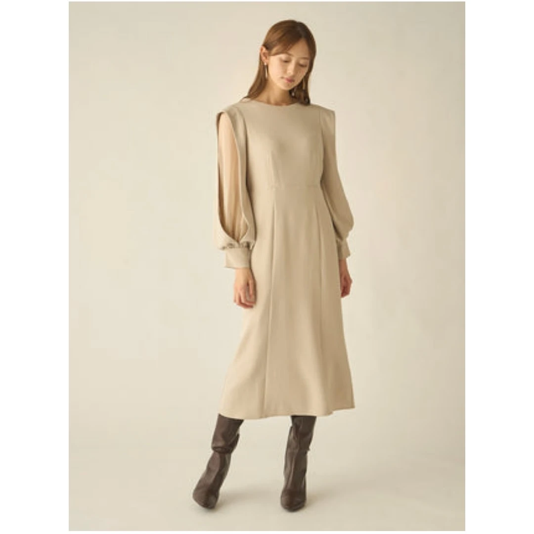 【Montendre】石原同款 S 精致时尚优雅气质轻奢淑女连衣裙