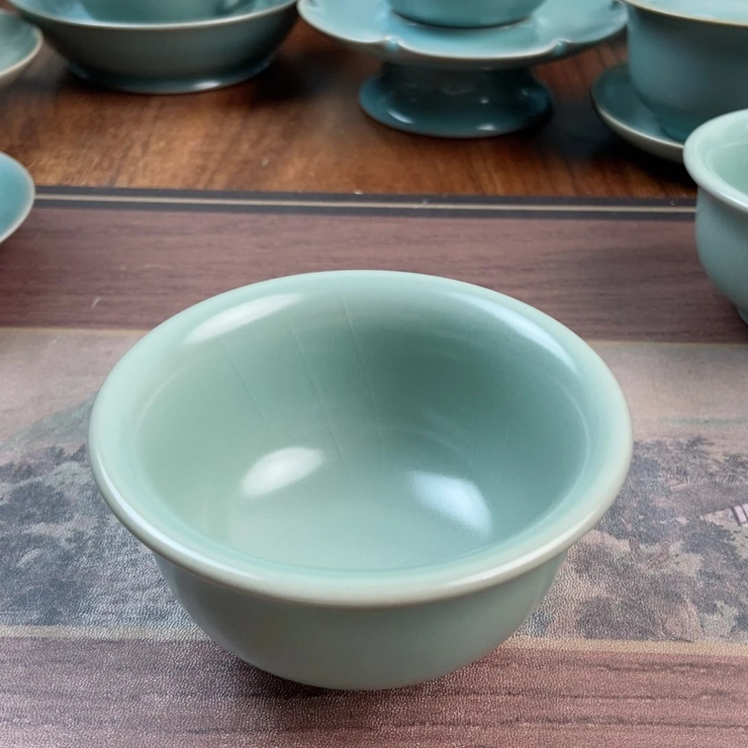摆件原产地原矿汝瓷～茶器