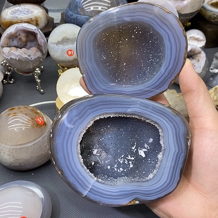 摆件未镶嵌紫晶聚宝盆