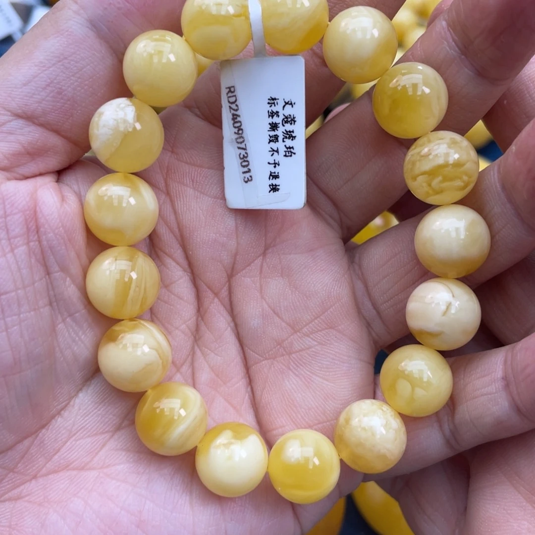 琥珀裸石未镶嵌琥珀蜜蜡12m m