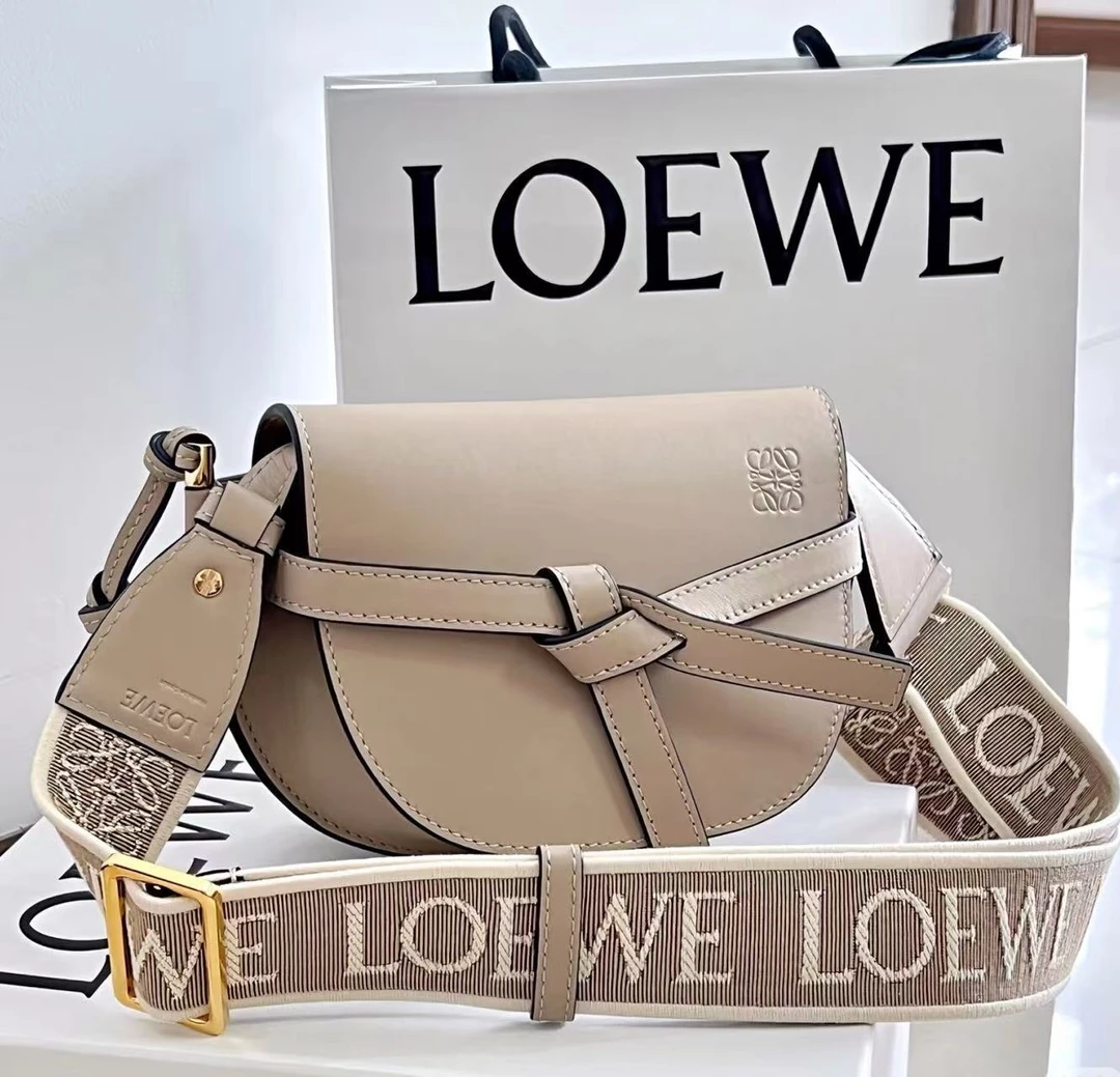 LOEWE/罗意威 单肩包 沙色gate jm7454/2509