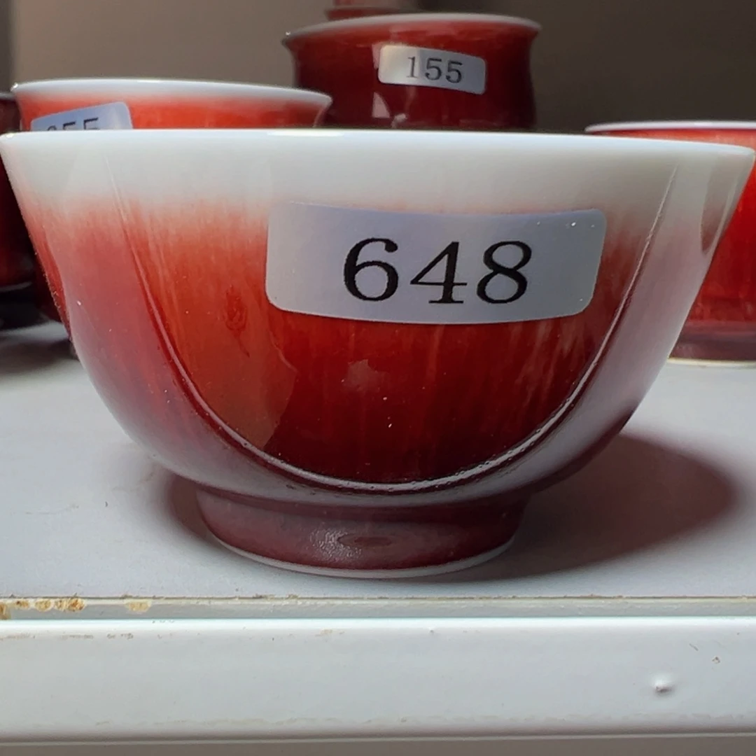 陶景德镇陶瓷郎红微瑕