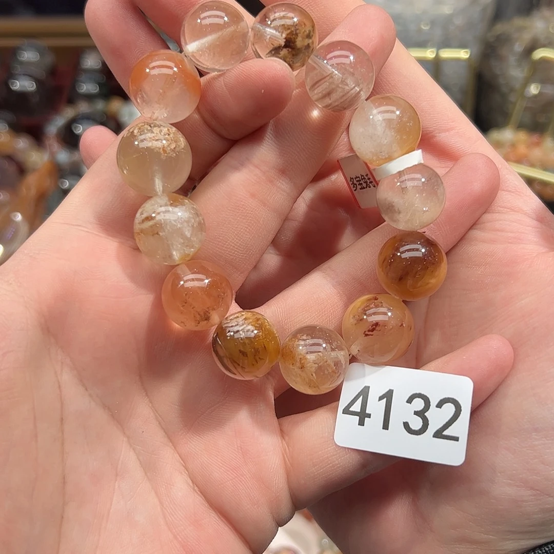 烟晶未镶嵌手链兔毛