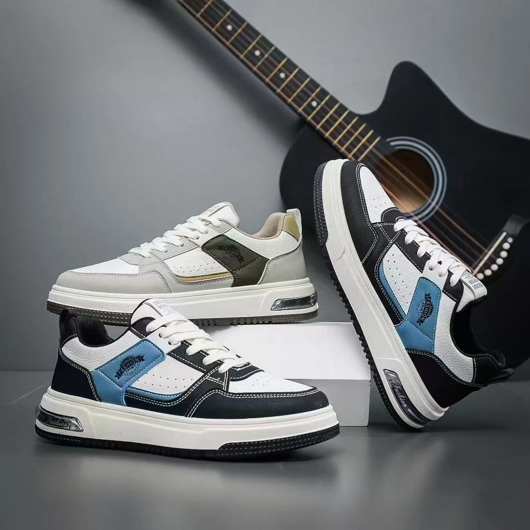 潮鞋韩版板鞋冬季休闲鞋男士潮流百搭透气耐磨增高休男士运动