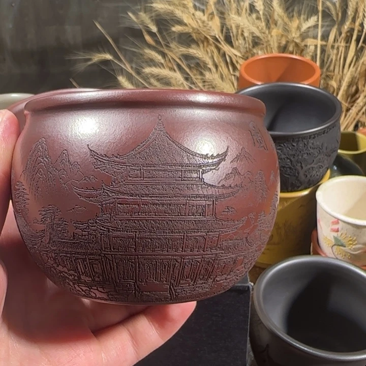 茶杯紫砂全手工紫砂
