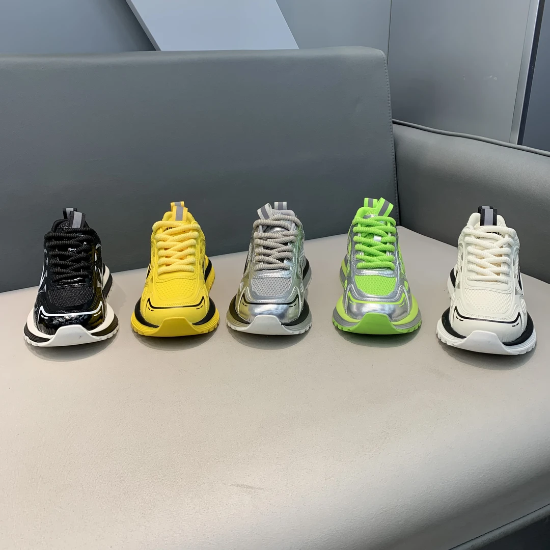 OK 1088【皮鞋尺码】春夏新款皮网拼接休闲时尚百搭男潮鞋阿甘鞋