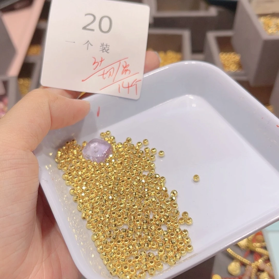 紫晶珠宝半成品银S925镀金镶嵌20