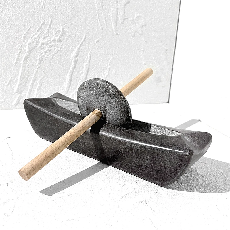 【五蕴天香】石碾碾磨工具青石材质30cm*8cm*6cm重约3.5kg