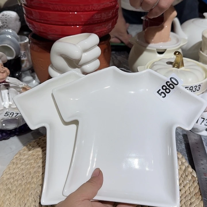 瓷片微瑕陶瓷满15包邮5860