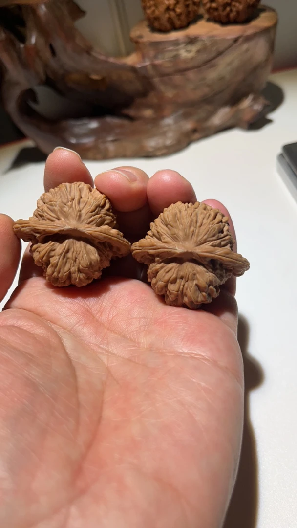 文玩核桃，收到满意好评留下，不满意直接寄回，刷了盘了裂了无售后