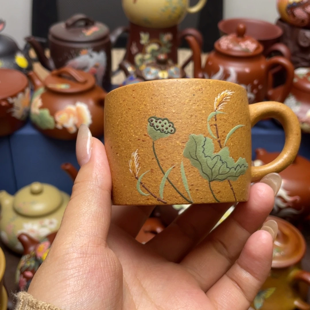 茶杯紫砂紫砂主人杯100cc