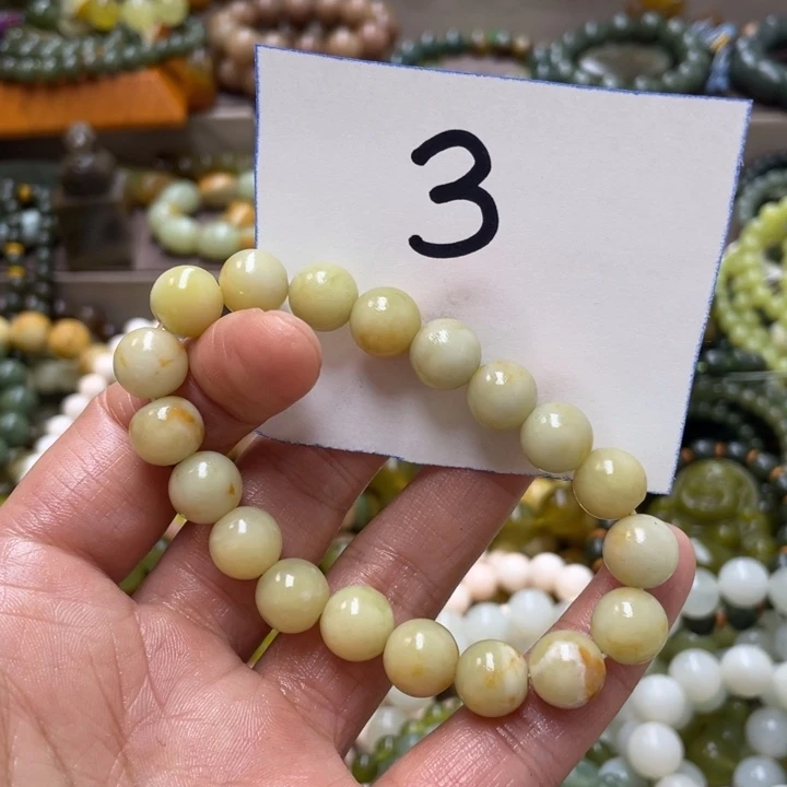 未镶嵌透闪石-蛇纹石玉手链