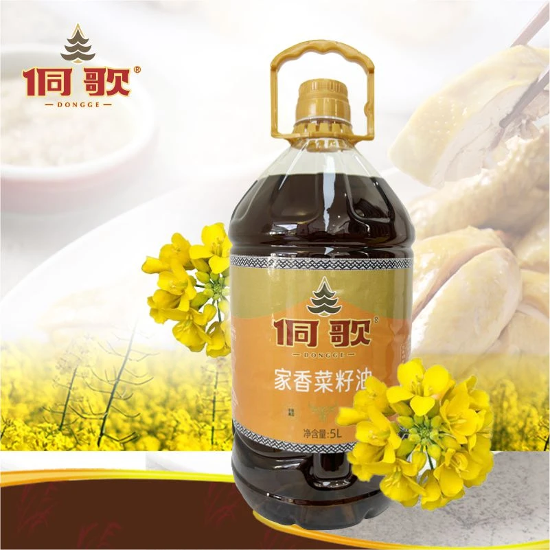 侗歌家香5L粮油优选产品食用油纯正物理压榨二级低胆固醇菜籽油