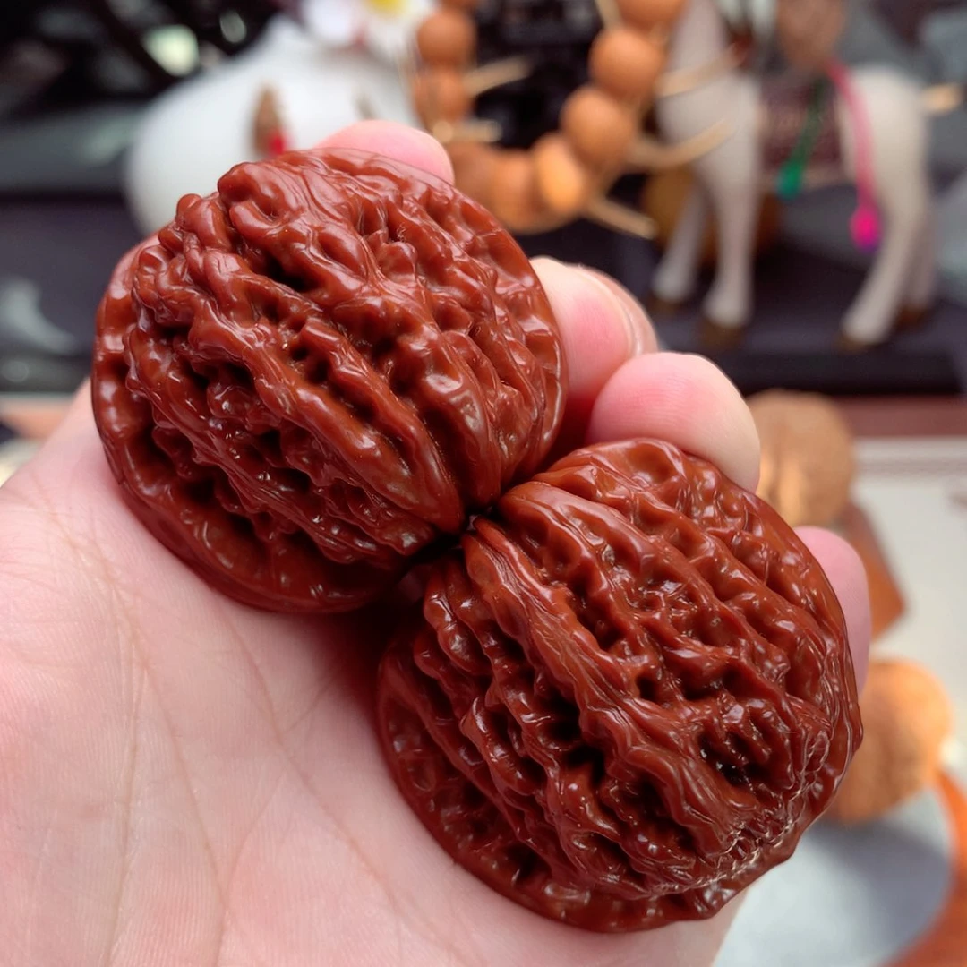 文玩核桃把件?****?老四座楼全品巨重  1号