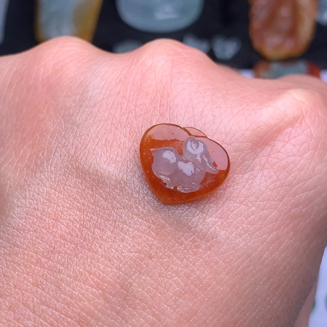 定制翡翠未镶嵌一路有你