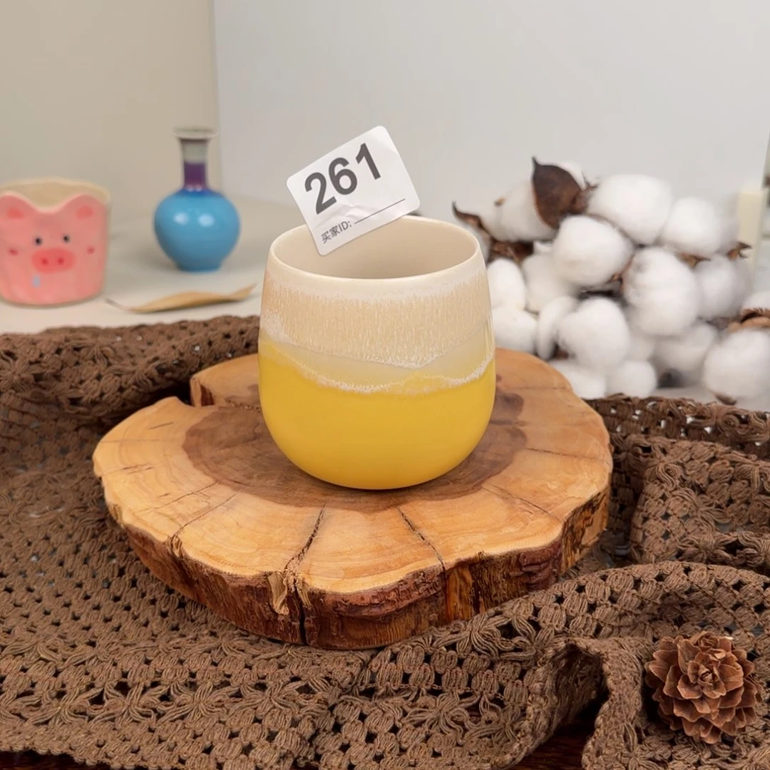 手工手作蛋形杯100ml