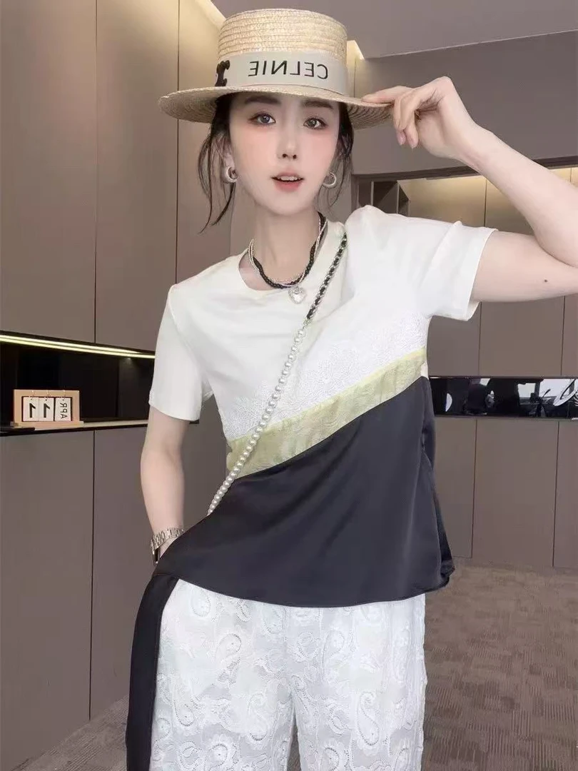 【零点】2025夏季新款小众设计款短袖（1150) NO退NO换