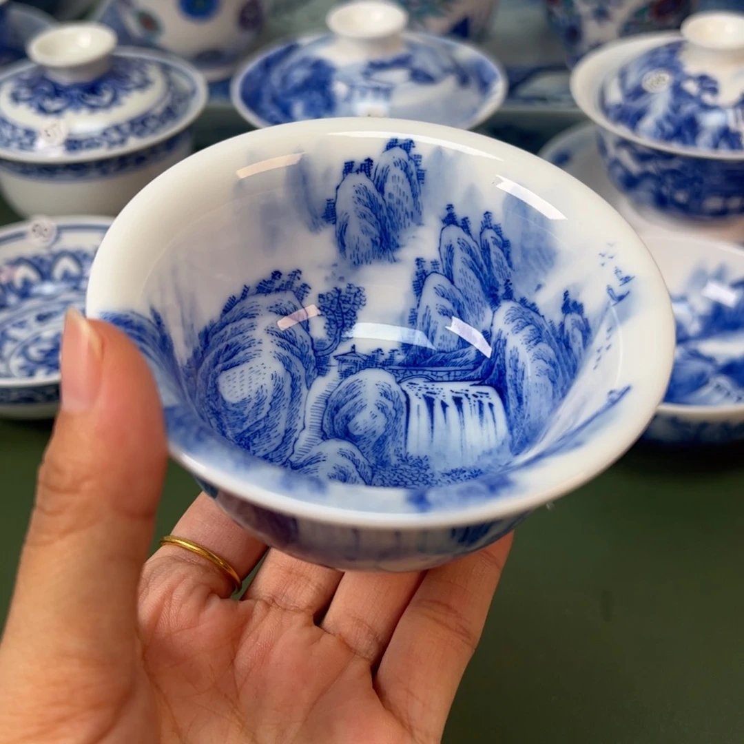 木木景德镇纯手工纯手绘茶具47