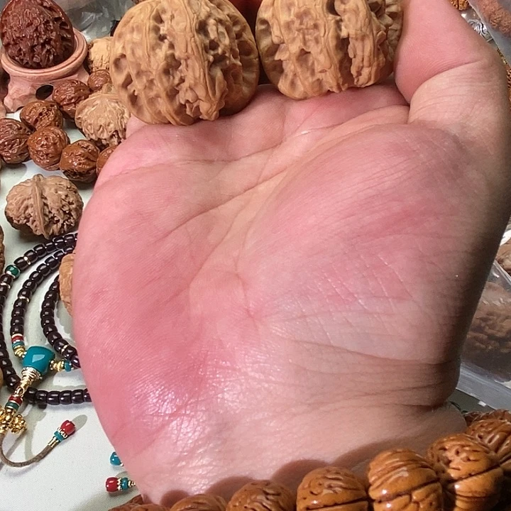 文玩核桃吊坠野狼