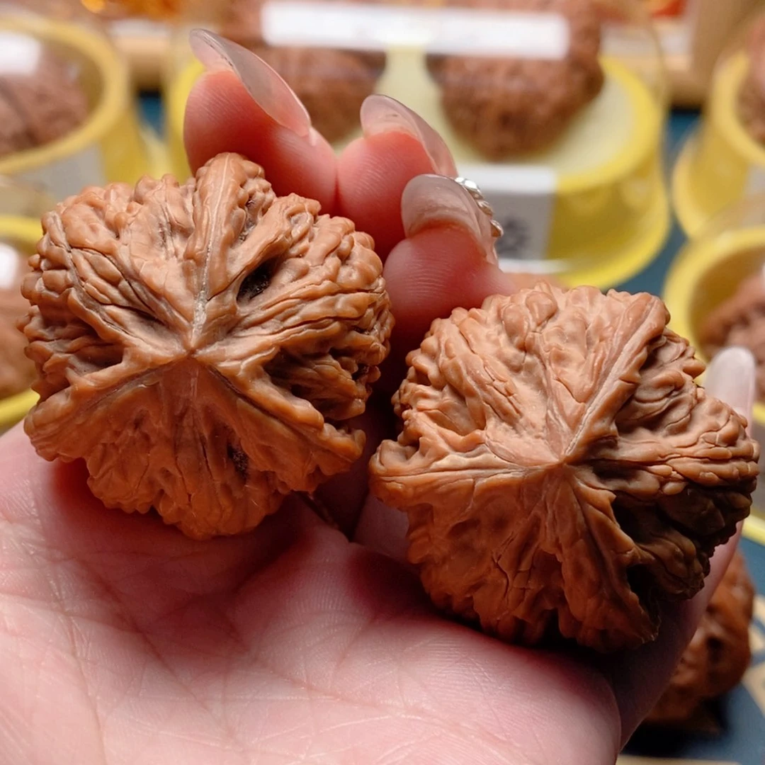 文玩核桃把件M*Q38文山三棱